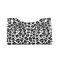 thumbnail image 5 of Leather Tissue Box Cover - black grey Leopard print fashion Long PVC Tissue Box Holder for Dining Tables, Bedside Tables, Desks, Modern Tissue Holder Cover for Living Room, Office, Bedroom Decor, 5 of 8
