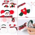 thumbnail image 3 of 12 Christmas Decorative Pocket Tablecloths Holiday Christmas Gifts (snowman), 3 of 5