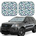 thumbnail image 2 of Picia Cute Rabbit Easter 2 Piece Car Windshield Sun Shade Foldable | Foldable Sun Shield for Front Window Blocks UV Rays and Keeps Your Vehicle Cool-, 2 of 7