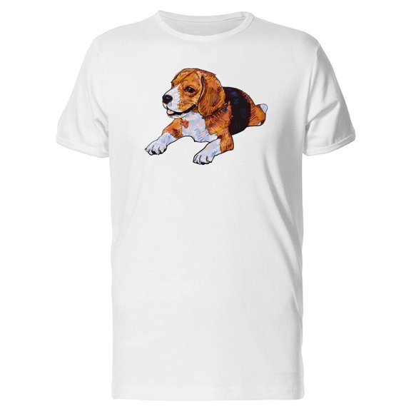 Adorable Beagle Cute Dog Tee Men's -Image by Shutterstock
