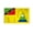 Saint Kitts and Nevis 3x5 ft Nylon Flag, variant on AGAS Small Nevis National Flag 4x6 inch - 11 inch Plastic Pole Polyester Fabric Stitched Edges Nevisian Hand Held Mini Small Stick Flags