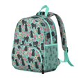 thumbnail image 2 of Bichon Dog Blue Florals Backpack Backpack for School,Cute School Bag,Schoolbag with Adjustable Shoulder Straps & Padded Back,13.8"x11.4"x6", 2 of 6