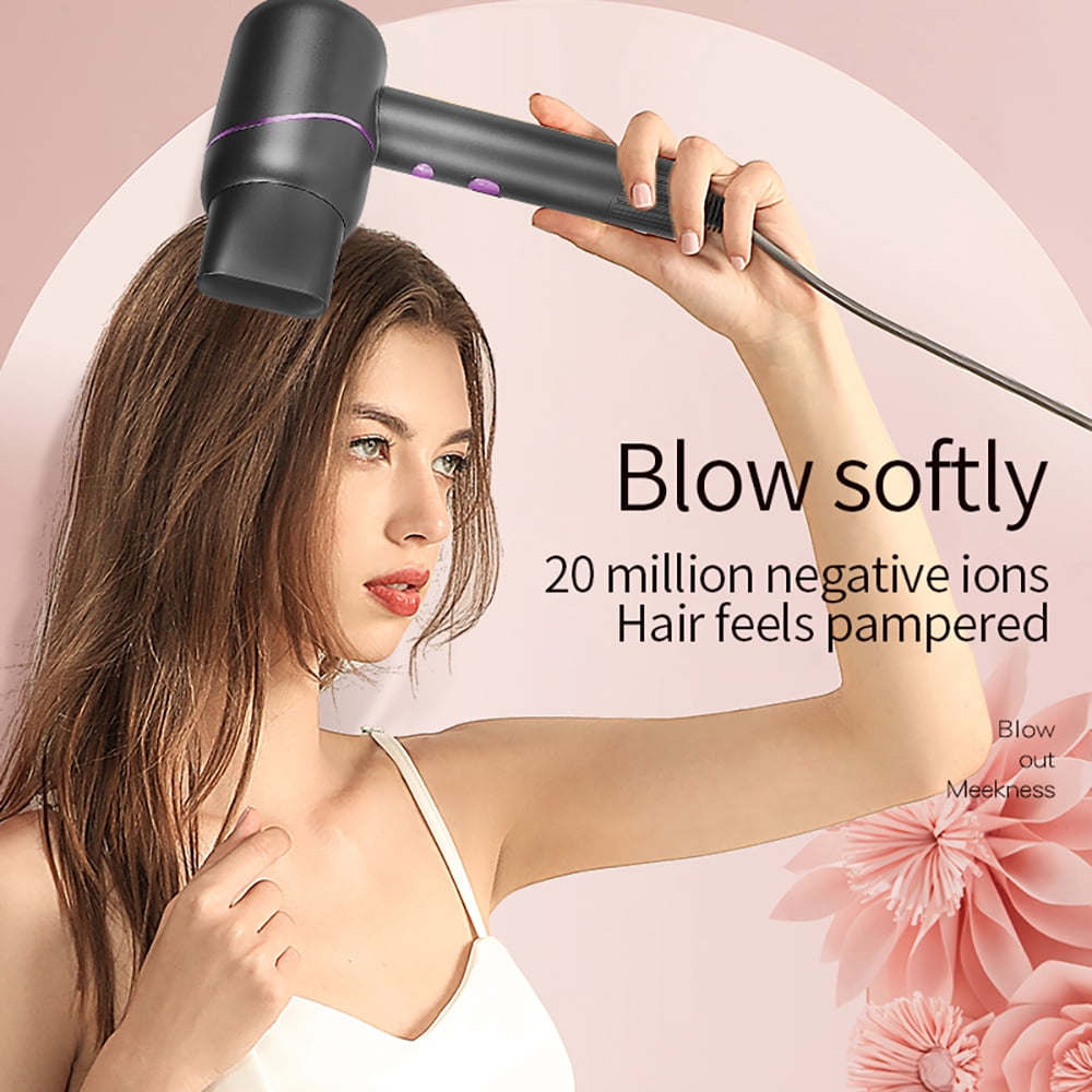 KSKIN Powerful Anion Hair Dryer with Concentrator-1500Watts, Black KD318