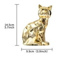 thumbnail image 4 of CoudarTitie Graceful Dancing Cat Figurine Modern Art Sculpture Creative Animal Ornament for Bedroom Office Fireplace Entrance Home Decor, 4 of 8