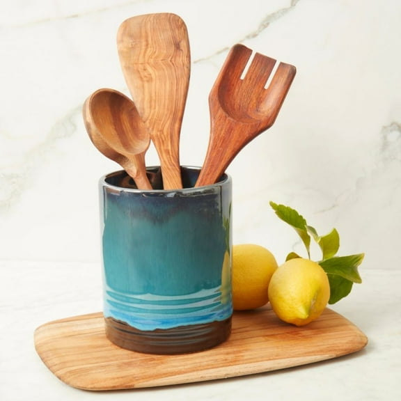 Night Sky Ceramic Utensil Holder