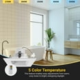thumbnail image 4 of NuWatt 4 in. Square Trim MR16 Low Voltage 12V Retrofit LED Can Light, 5CCT Recessed Downlight 12PK, 4 of 9