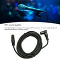 thumbnail image 3 of XLR Balanced Cable, Black Zinc Alloy Shell XLR Male To Female Mic Cable Lossless  Transmission  For KTV For Stage, 3 of 8