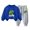 Blue, variant on Zwiiyzr 2025 3-10Y Toddler Baby Boy Girl Dinosaur Clothes Warm Fleece Lined Print Long Sleeve Sweatshirt Tops and Pants Winter Fall Clothing Set Blue