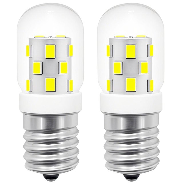 Bombillas para microondas PaeorRL, 3 W, E17, 400 lúmenes, 6000 K, paquete de 2