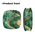 thumbnail image 2 of HELLHERO Marble Pattern Rollator Seat Covers and Rollator Seat Back Cover for Seniors Adult Easy Install Easy to Use Moisture Wicking, Green, 2 of 7