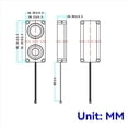 thumbnail image 1 of 4Pcs Compact Square Speakers Sound System 45100 Speaker Ideal for Home Audio & Portable Use, 1 of 5