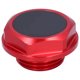 thumbnail image 1 of Tapa de aceite de motor, cubierta de llenado de aceite anodizado de aleación de aluminio, accesorio de repuesto para coche, color rojo, 1 of 5