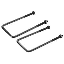 2 Sets M6 Square U-Bolts, 50mm Width 120mm Length 304 Stainless Steel with Nuts