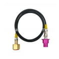 thumbnail image 3 of SodaStream DUO/TERRA Compatible Large Bottle Gas Pipe Adapter - 60 Inch Hose with American CGA320 Connection, Gold Finish, Durable Material for Easy Installation & Enhanced Soda Machine Functionality, 3 of 5