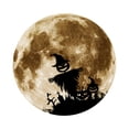 thumbnail image 4 of Halloween Sticker Self-adhesive Fluorescent Decal PVC Window Wall Decal Wall Luminous Moon Party Decoration, YHW009, 4 of 8