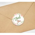 thumbnail image 4 of Darling Souvenir Non Customized 1.6 Inches Round Rose Floral Border Thank You Stickers-45 Pcs, 4 of 4