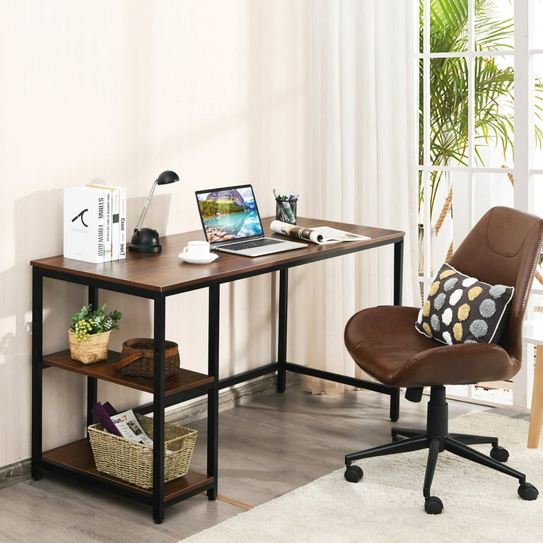 Gymax 55'' Home/Office Desk, Study & Workstation with Adjustable