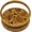 Five grid, variant on Handmade Wood Carving Fruit Plate -Natural Wood Collapsible Fruit Basket,Fruit Plate Kitchen Counter Organizer，Foldable Dried Fruit Basket Collapsible Bread Nuts Baskets (Four grid)
