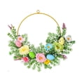 thumbnail image 4 of Corona artificial de Pascua para puerta de entrada, regalo, decoración de fiesta, decoración de Pascua, adorno colgante para boda, pared, ,, 4 of 8