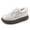White, variant on Girls Winter Dress Shoes Toddler Fleece Lined Plush Mary Janes Flats Little Kid School Uniform Oxford Snow Ankle Boots Black 9