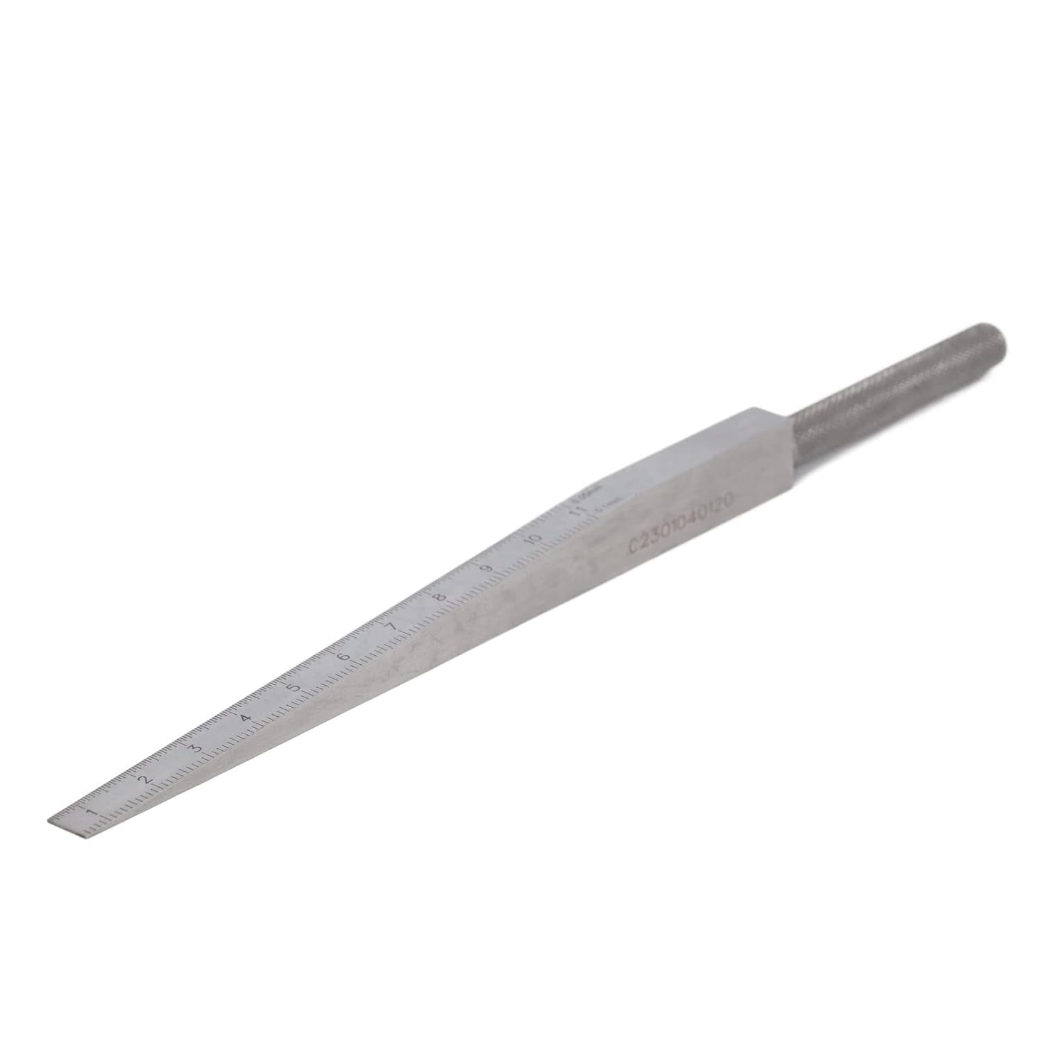 Gamvdout Hole Feeler 22×5×4 Taper Welding Feeler Stainless Steel Hole Measure Tool 2 Scale 0.5 11mm