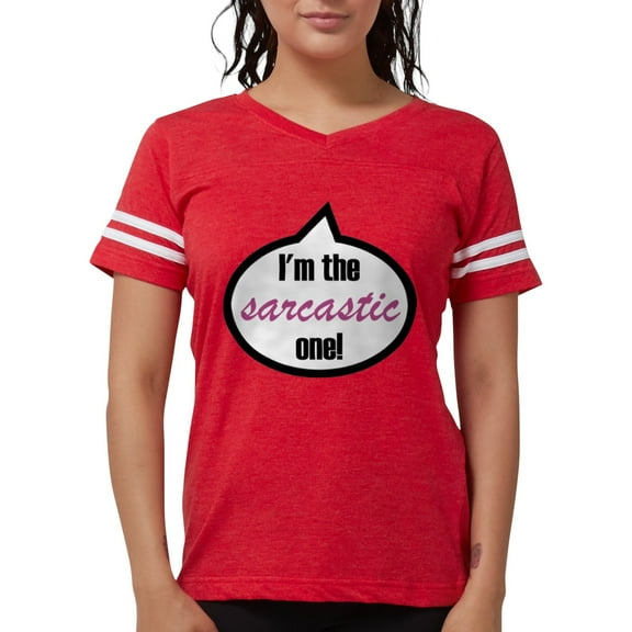 CafePress - Im_The_Sarcastic T Shirt - Womens Football Shirt