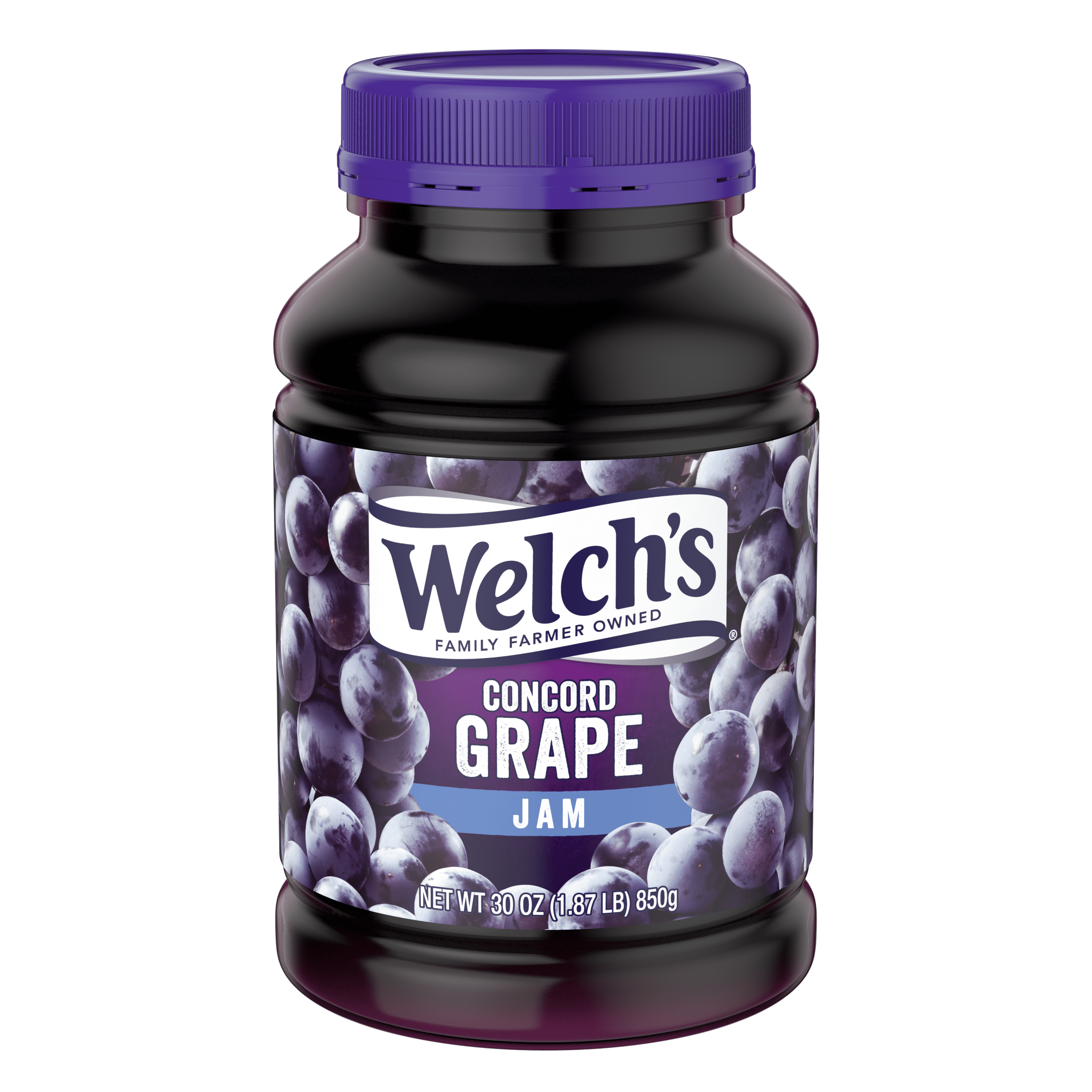 Welch's Concord Grape Jam, 30 oz Jar