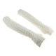 thumbnail image 4 of Guantes largos de punto sin dedos para mujer y hombre, suaves y cálidos. Blanco, 4 of 7