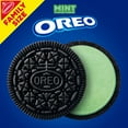 thumbnail image 3 of OREO Mint Creme Chocolate Sandwich Cookies Family Size 18.71 oz - Pack of 2 & Lotus Biscoff Cookie - 0.2 Oz - 1 ct, 3 of 5