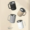 thumbnail image 3 of Kchsji Leak Proof Travel Coffee Mug,16oz Stainless Steel Coffee Mug,Vacuum Insulated for Hot & Cold Drinks with Push Button Lid for Office,Travel,Home,Christmas Gifts for Men,Women,DadBlack, 3 of 9