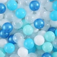 thumbnail image 1 of 100 Pelotas de Plástico Realhaha para Piscina de Pelotas para Bebés y Niños Azul Oscuro, 1 of 9