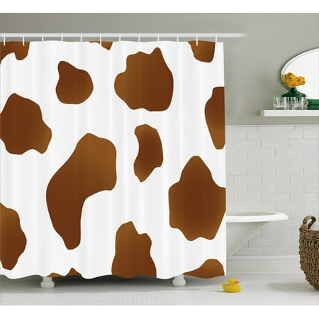 Cow Print Shower Curtain Brown Spots On A White Skin Abstract Cow Print Shower Curtain Brown Spots On A White Skin Abstract Art Cattle Fur