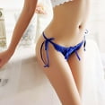 thumbnail image 4 of Sous-vêtements Femme String Bragas Culottes Sexy String Dentelle Pantalons Courts Slips Dames, 4 of 5