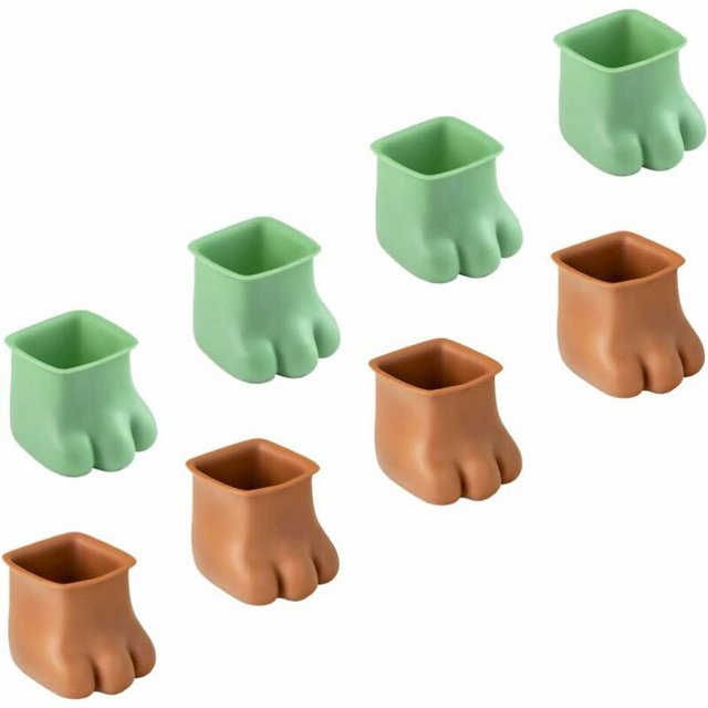 rlife 16 Piezas Protectores de Piso de Patas de Silla de Silicona, Protector de Piso, Cojín, Funda de Mesa, Fundas de Mesa, Funda para Patas de Silla (Tamaño 4,55 cm)