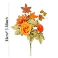 thumbnail image 2 of KNFATEQVEDG "Arrangement Floral Réaliste d'Automne avec Feuilles d'Érable – Idéal pour Centres de Table Festivals et Usage Quotidien", 2 of 4