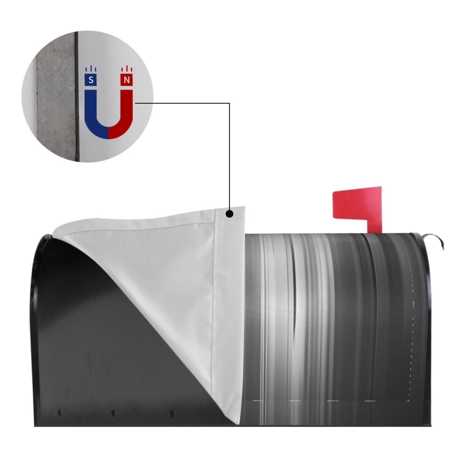 Kdxio Magnetic Mailbox Cover 21x18 in Mailbox Cover Outdoor Decoration Holiday Mailbox Covers for Home Garden Yard-21x18 in
