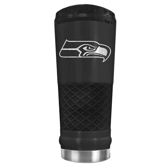 Black Seattle Seahawks 24oz Stealth Matte Tumbler