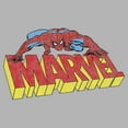 thumbnail image 2 of Men's Marvel Distressed Spider-Man Comics Logo Pull Over Hoodie, 2 of 4