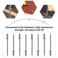 thumbnail image 4 of YSNOOWE 50Pcs Rivet Fasteners Stainless Steel Flat Strength for Assembly, 4 of 7