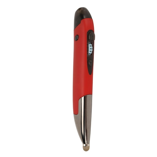 RATON DE BOLIGRAFO DE BOLSILLO INALÁMBRICO, Ratón de Escritura Ajustable 2-In-1 Lychee Ergonómica Con Función de Lériz Óptico, 800/1200/1600 DPI, para la Computera