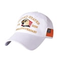 thumbnail image 5 of United States 250th Anniversary Patriotic Hat, Bald Eagle Embroidered Adjustable Baseball Cap for Men Women, Embroidered Color Block Trucker Hat Unisex, 5 of 5
