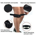 thumbnail image 3 of Knee Strap 2 Pack Knee Patella Support Brace for Running, Soccer, Basketball, Hiking, Jumpers Knee, Tennis, Tendonitis, Volleyball & Squats (Black), 3 of 3