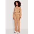 thumbnail image 4 of Women's Mock Neck Half Zip Cropped Pullover Sweatshirt, 4 of 5