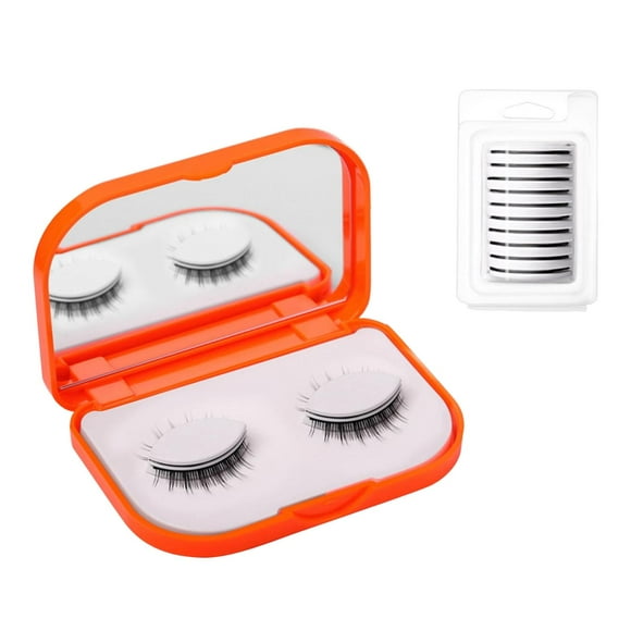 1 par de pestañas autoadhesivas Sunnimix con Tiras de gelatina para fiestas Tiras de pestañas autoadhesivas