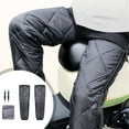 thumbnail image 3 of Dvkptbk Thermal Knee Pads Winter Outdoor Riding Motorcycle Wind Shield and Cold Protection Leg Guard with Cotton Warm Knee Guard Hook Type Knee Pads, 3 of 6
