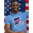 thumbnail image 2 of 4Th Of July Sign T-Shirt Men -Image by Shutterstock, Male Large, 2 of 4