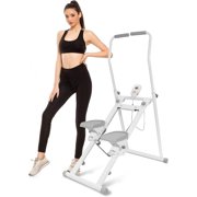Stair Stepper for Home Gym, Folding Vertical Climber Cardio Exercise Machine,Stair Climber for Full Body Workout with Adjustable Handlebar for Women & Men