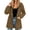 Coffee, variant on Feancey Hooded Rain Jackets for Women Drawstring Waist Waterproof Windbreaker Jacket Outdoor Lightweight Full Zip Raincoats Hiking Travel Jackets with Pockets Black L
