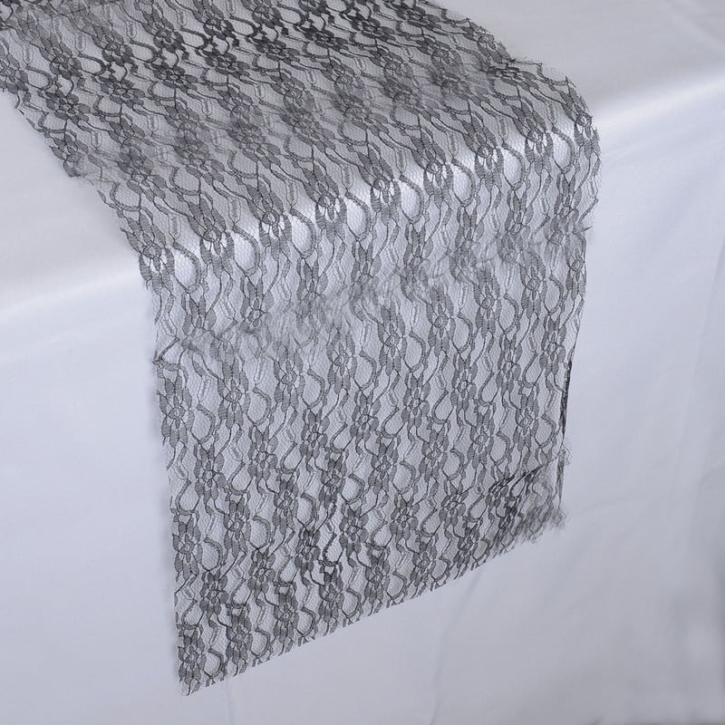 Black Lace Table Runners ( 14 inch x 108 inches )