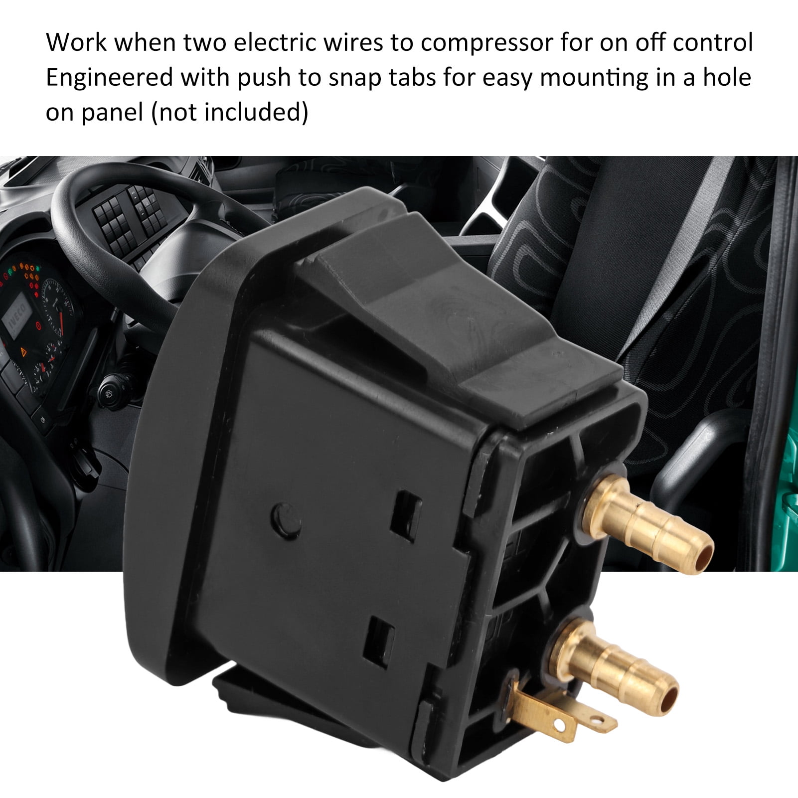 Air Spring Activation Switch - Paddle Type ON/OFF Switch For Air Suspension & Compressor Control